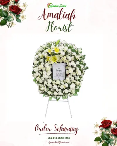 Krans Bunga Duka Cita di P Berayan Darat I